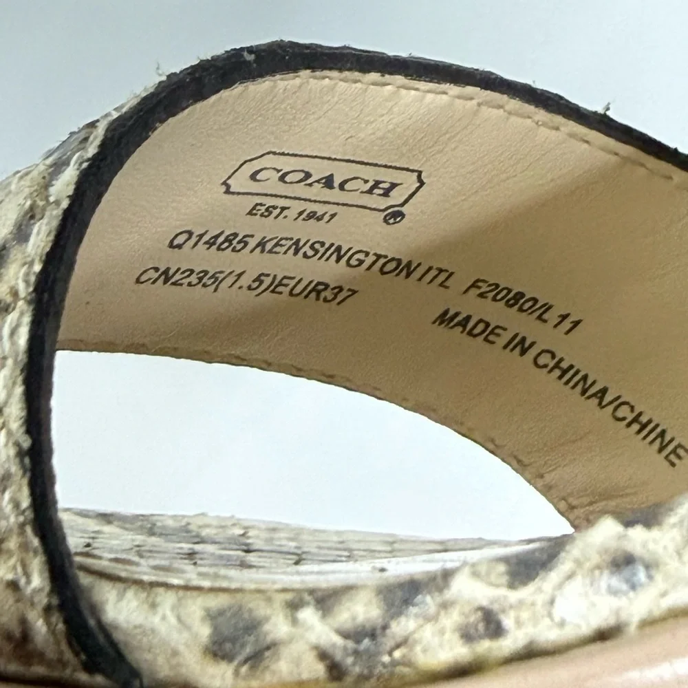 Coach kensington snakeskin